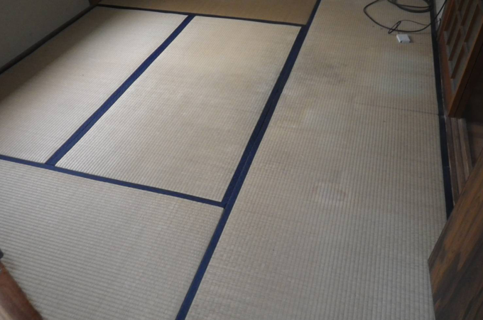 大阪府枚方市　戸建てリフォーム工事における畳の新調